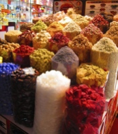 Bazaar colous. // Colores en el mercado.