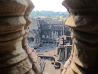 From the top of Angkor Wat. // Desde la parte alta de Angkor Wat.